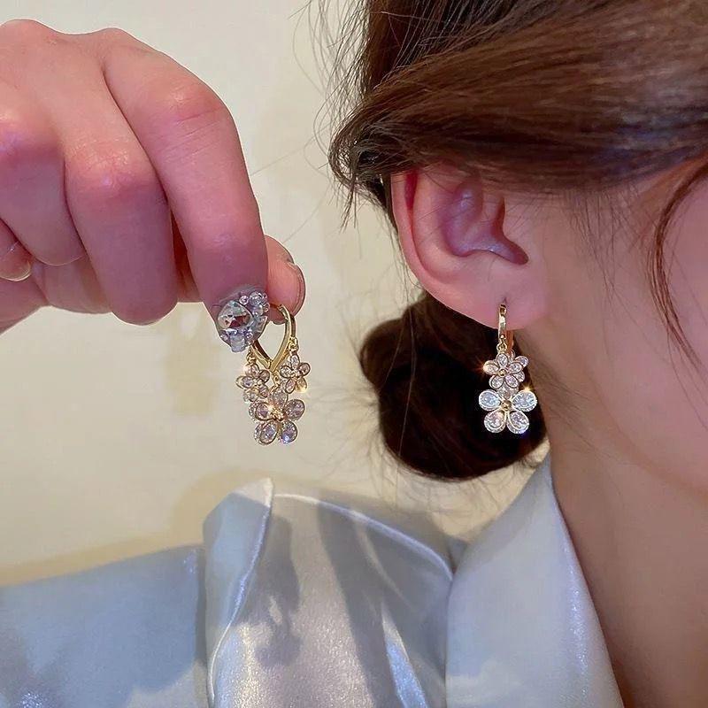 Diamond Calla Earrings