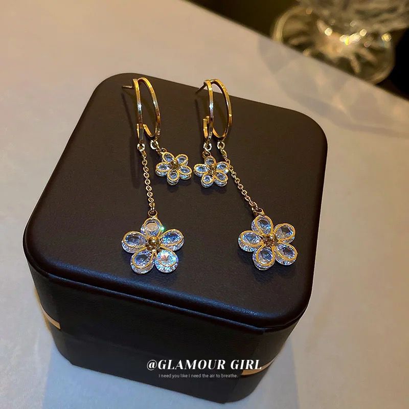 French Diamond Earrings