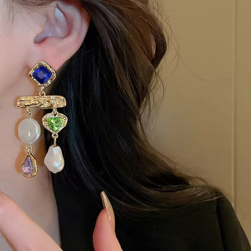 Ethno Pearl Earrings