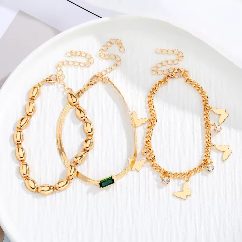 Emerald Dreams Bracelet Stack