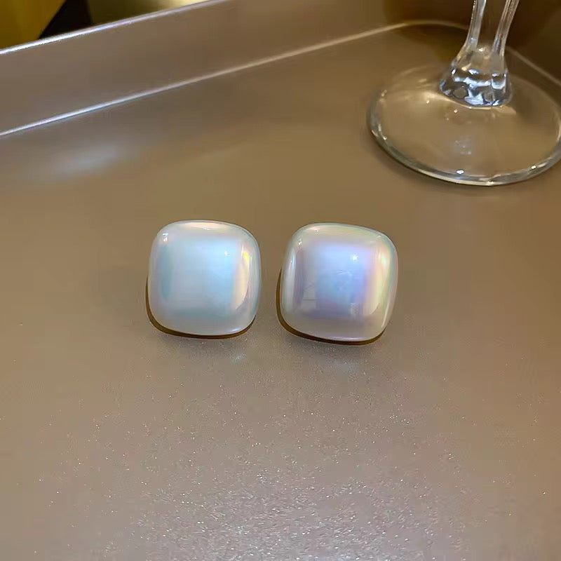 Button Earrings