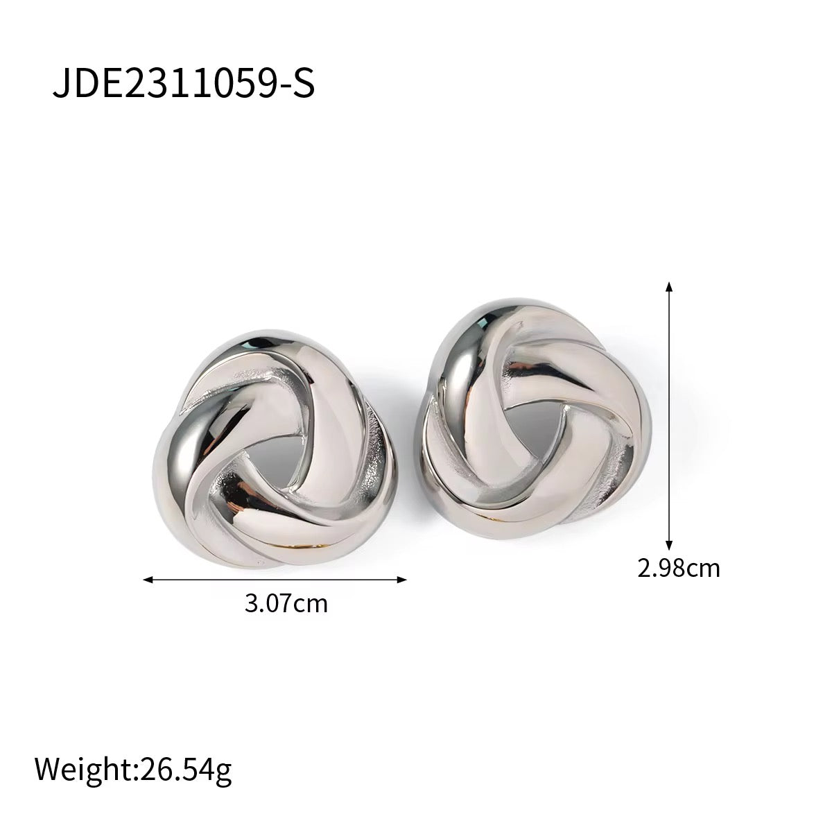 Croissant Studs