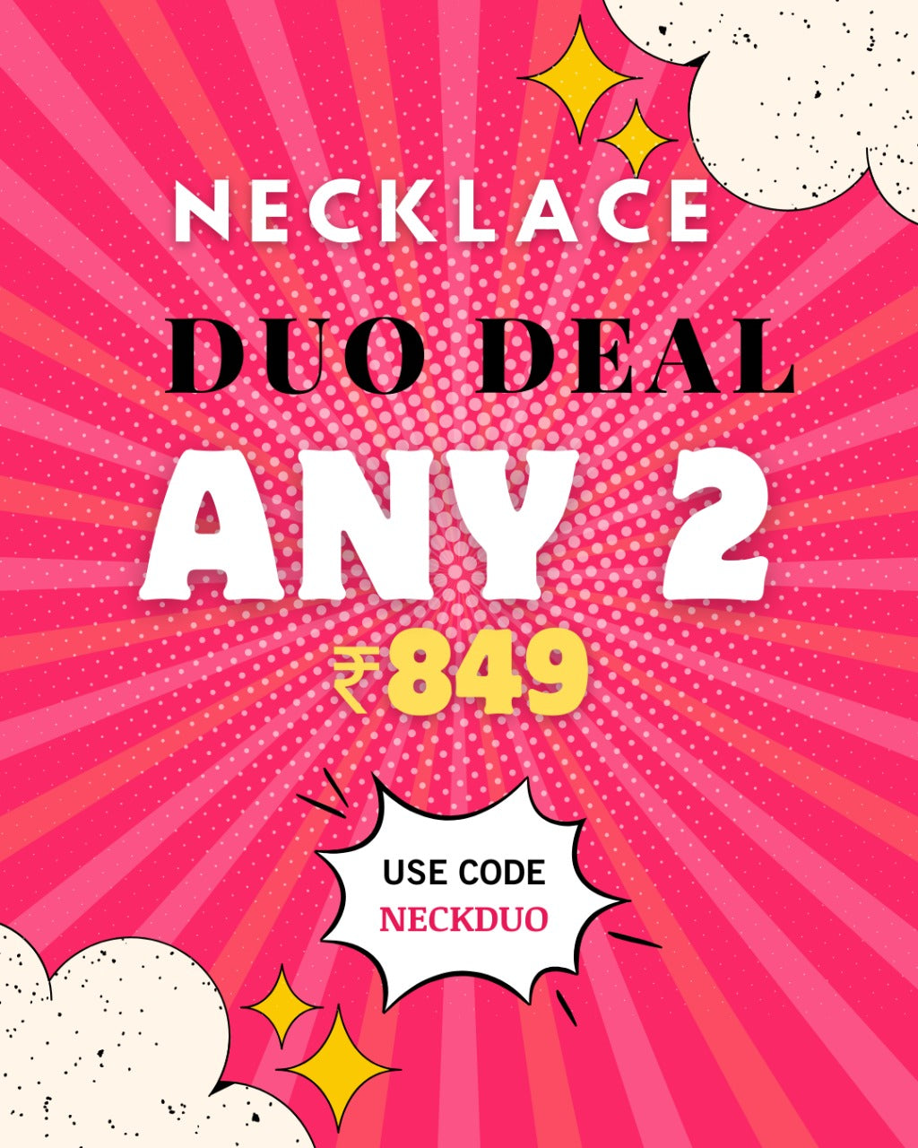 Any 2 for ₹849