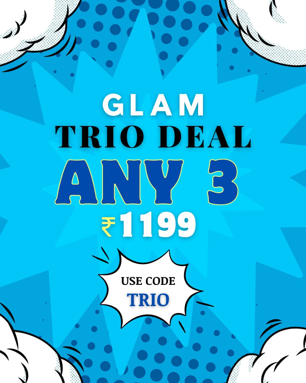 Any 3 for ₹1199