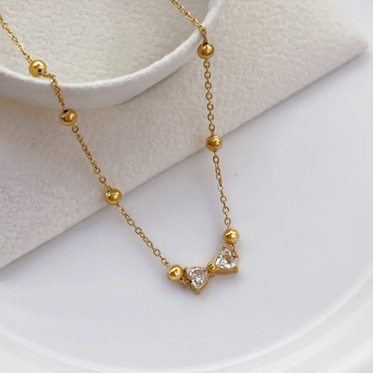 Anti Tarnish Bow Necklace