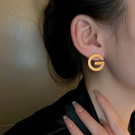 Initial Earrings