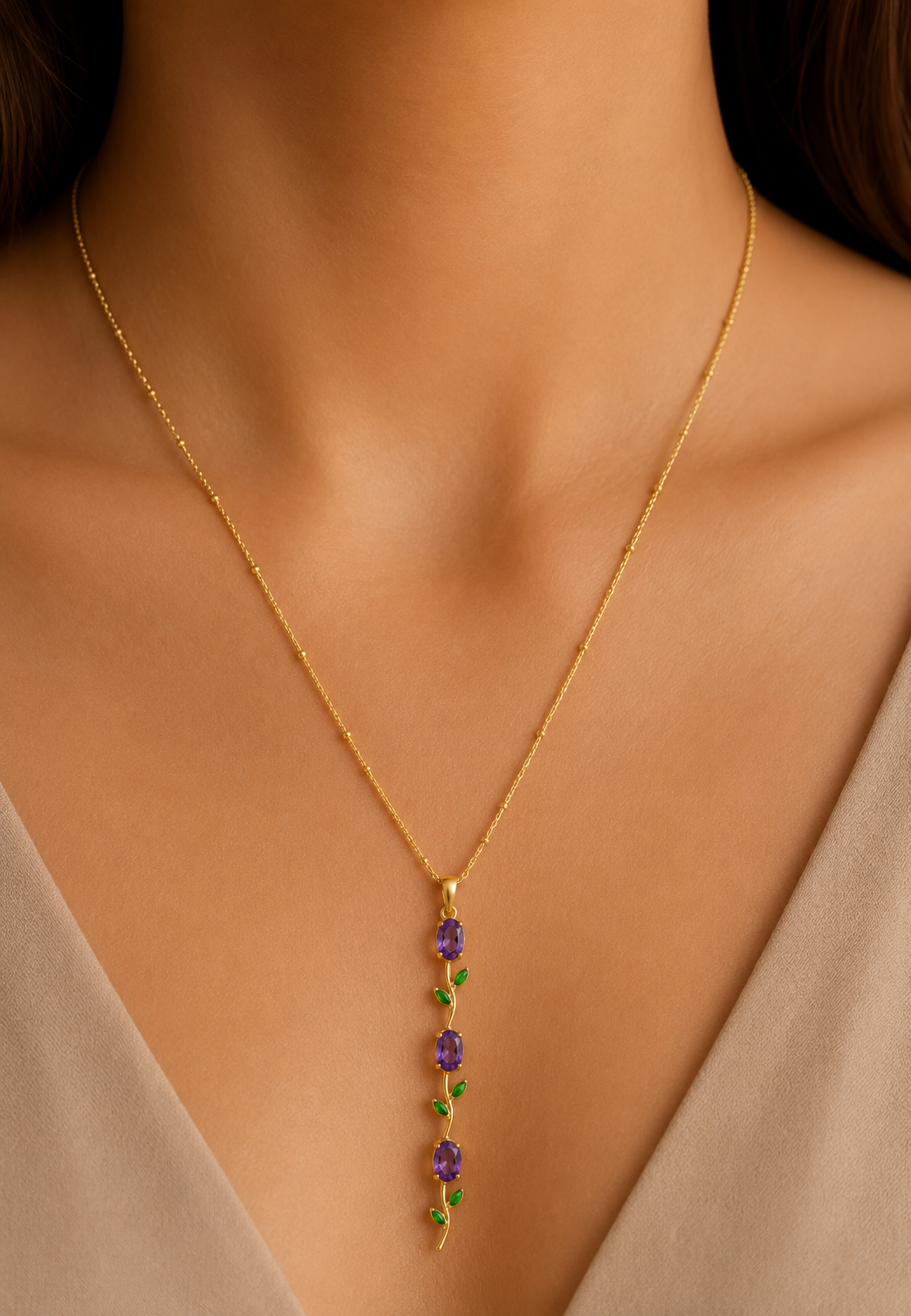 Tulip Pendant Necklace