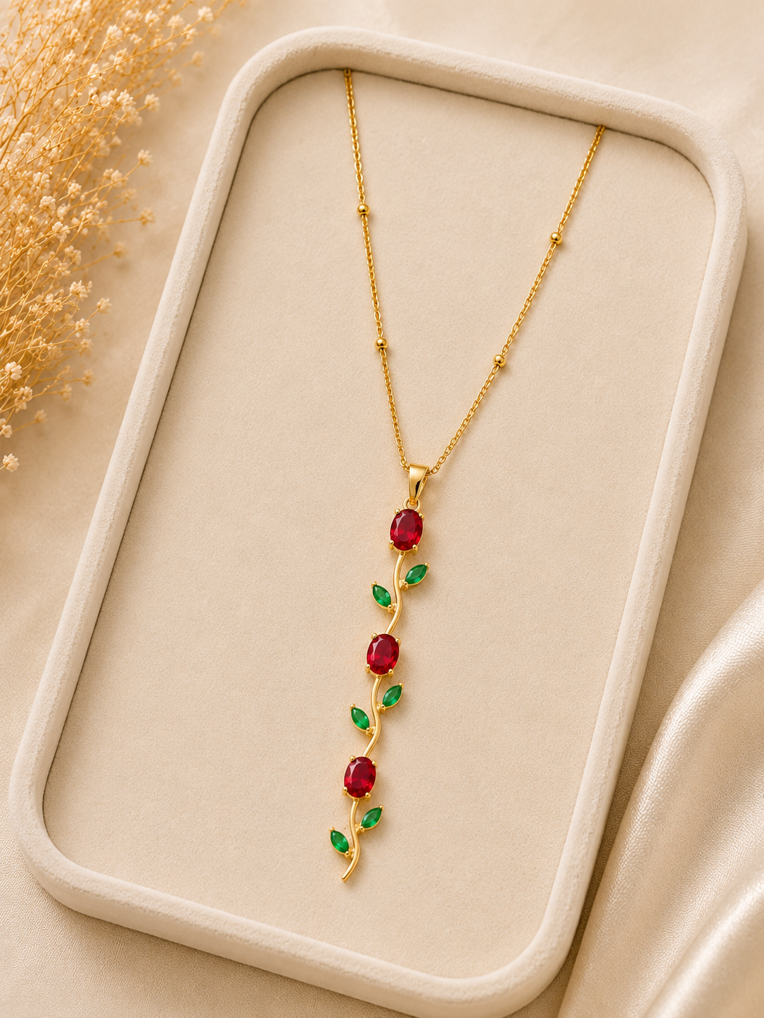 Tulip Pendant Necklace