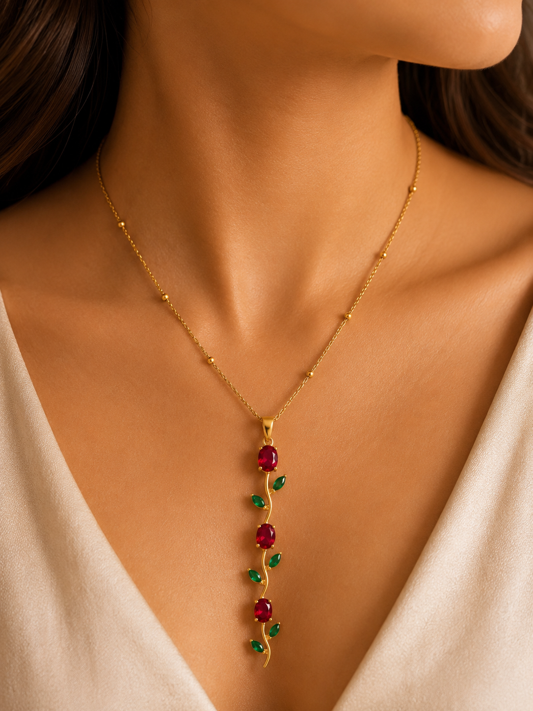 Tulip Pendant Necklace