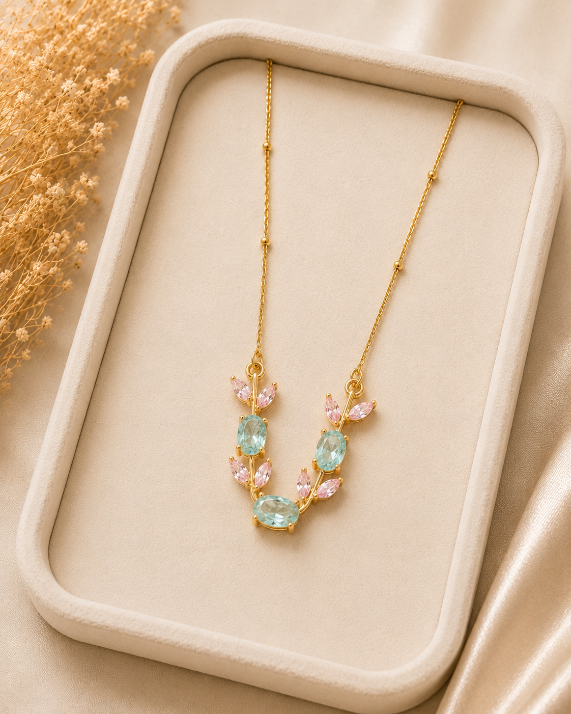 Pastel Tulip Necklace