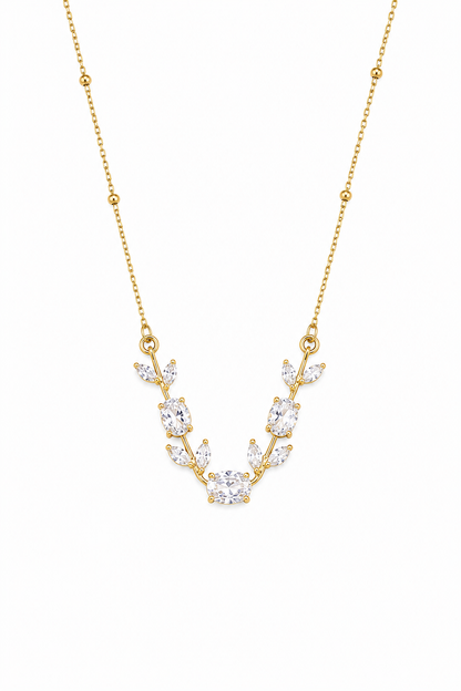 Tulip CZ Necklace