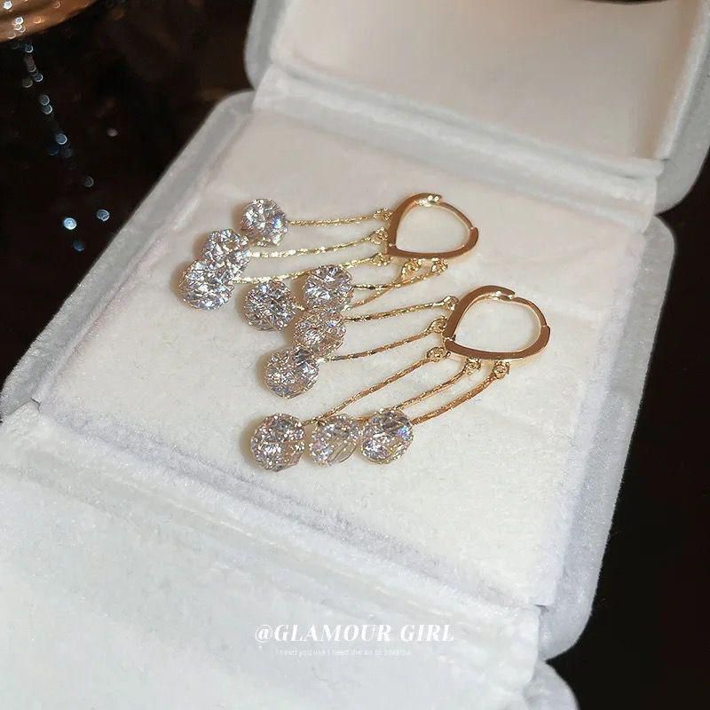 Diamond Drop Earrings