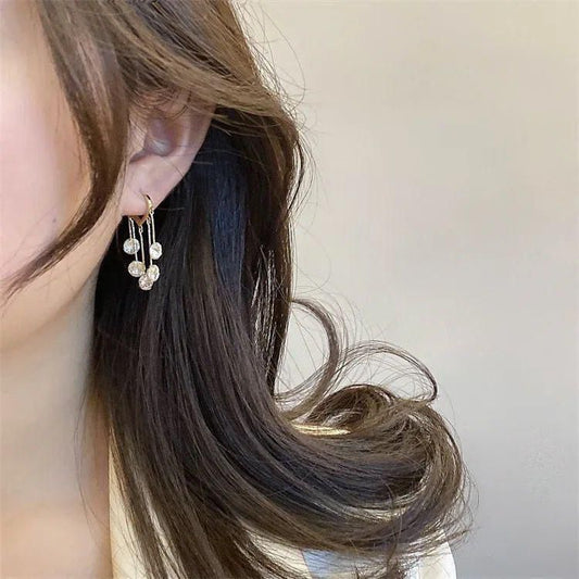 Diamond Drop Earrings