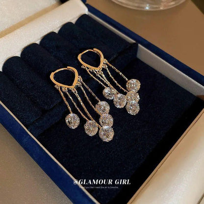Diamond Drop Earrings