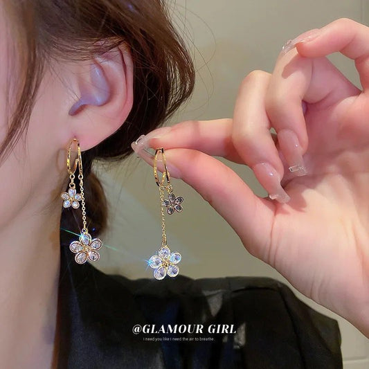 French Diamond Earrings