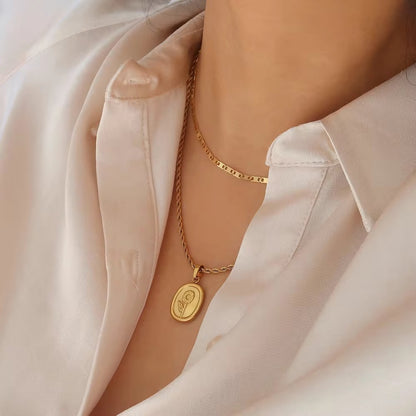 Daisy Necklace - 18K Gold Plated