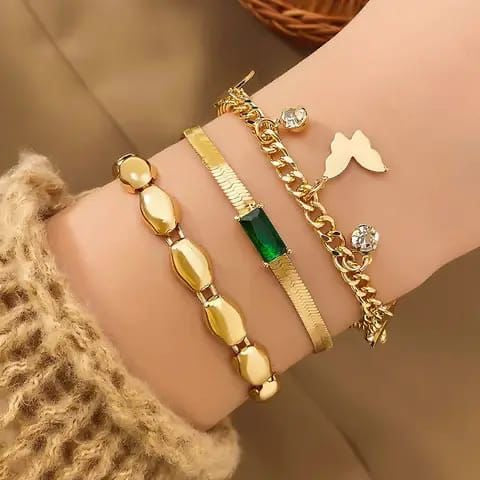 Emerald Dreams Bracelet Stack