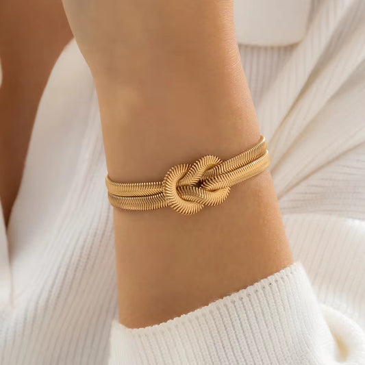Bowknot Gold Bracelet