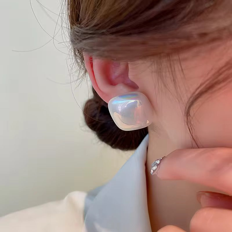 Button Earrings