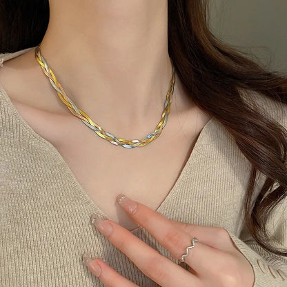 Oblique Chain - 18K Gold Plated