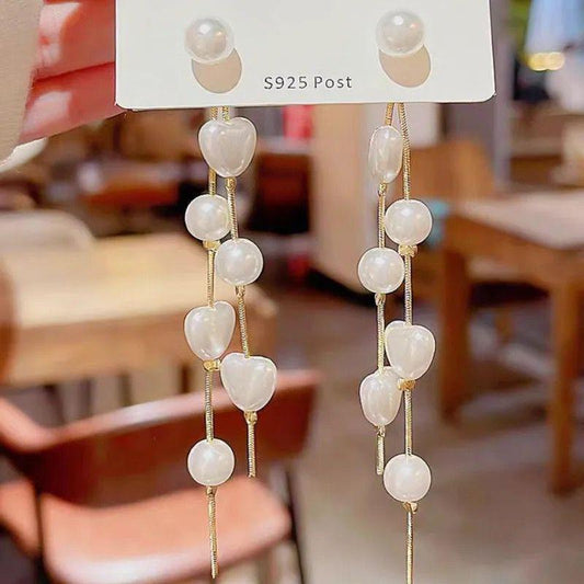 Pearl Waterfall Earings