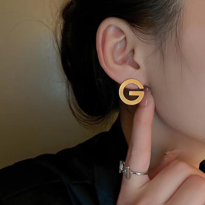 Initial Earrings