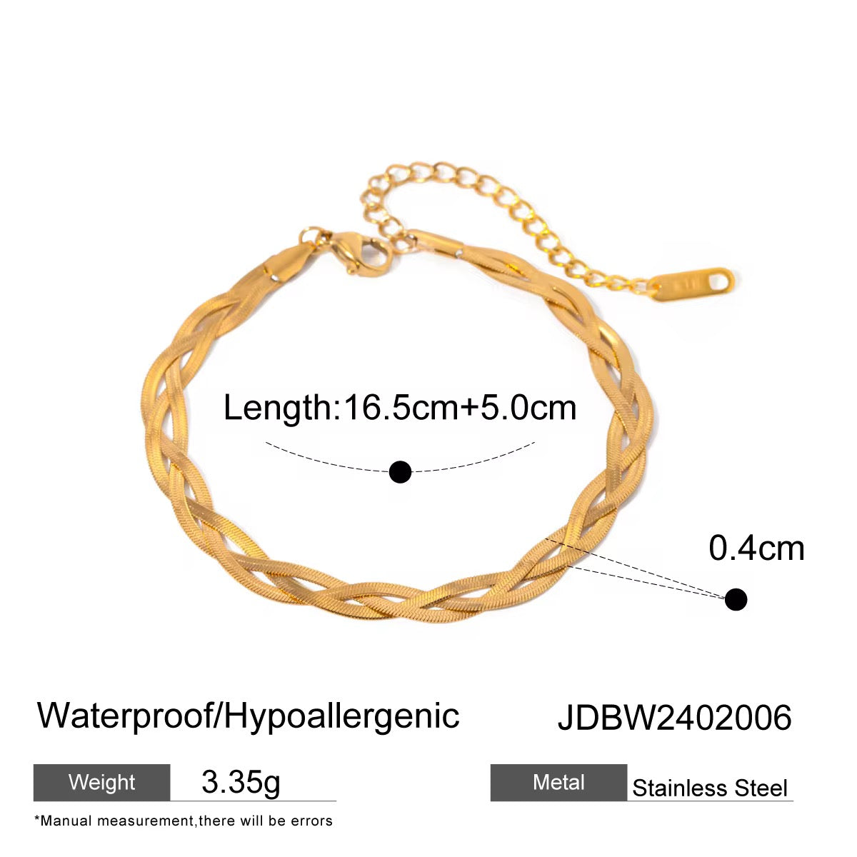 Minimalist Braided Bracelet
